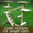 Cedar Outdoor Cat Jungle Gym