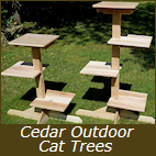 Cedar Outdoor Cat Trees