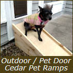 Cedar Pet Steps